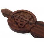 Wooden Triquetra Ritual Altar Spoon